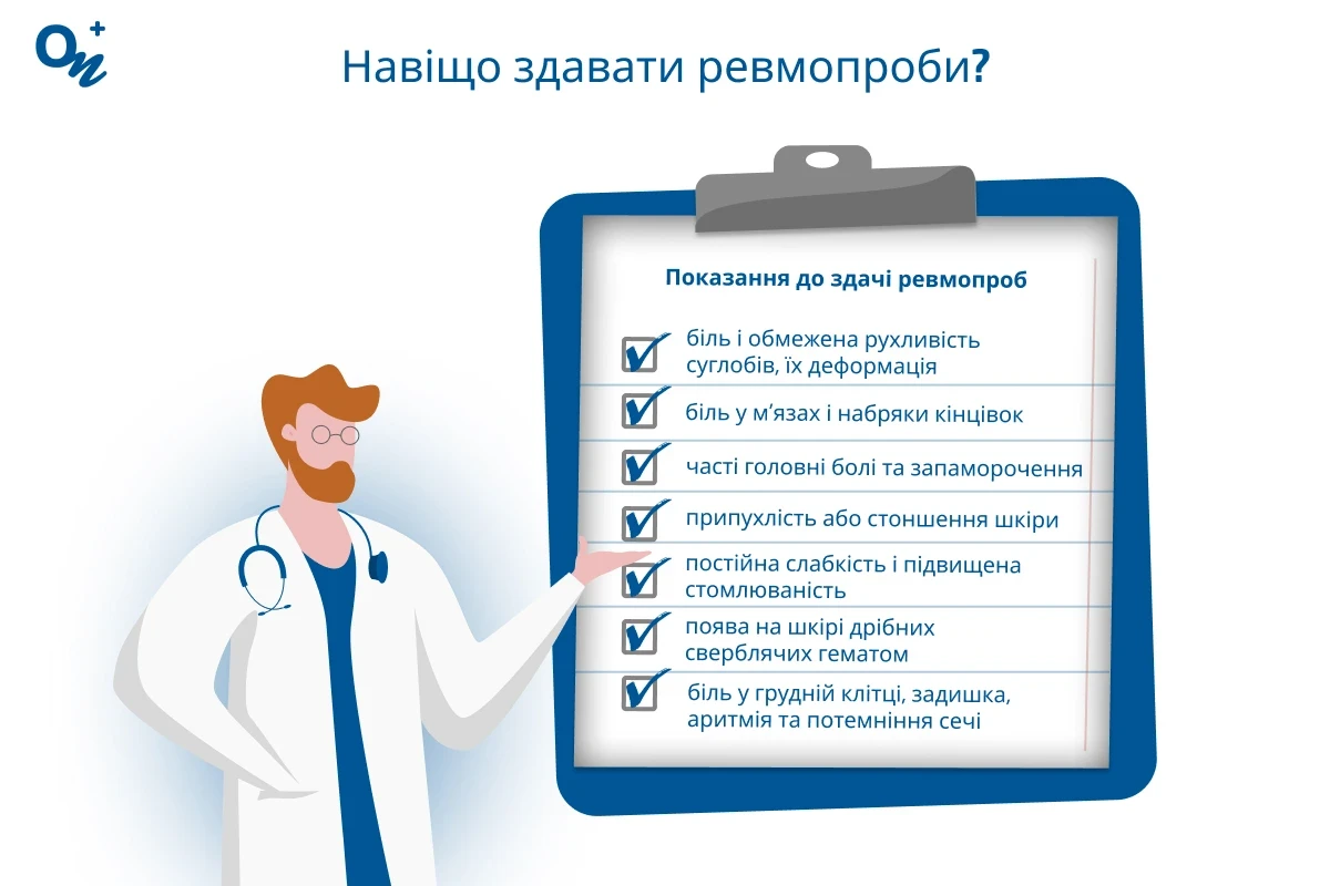Навіщо здавати ревмопроби?