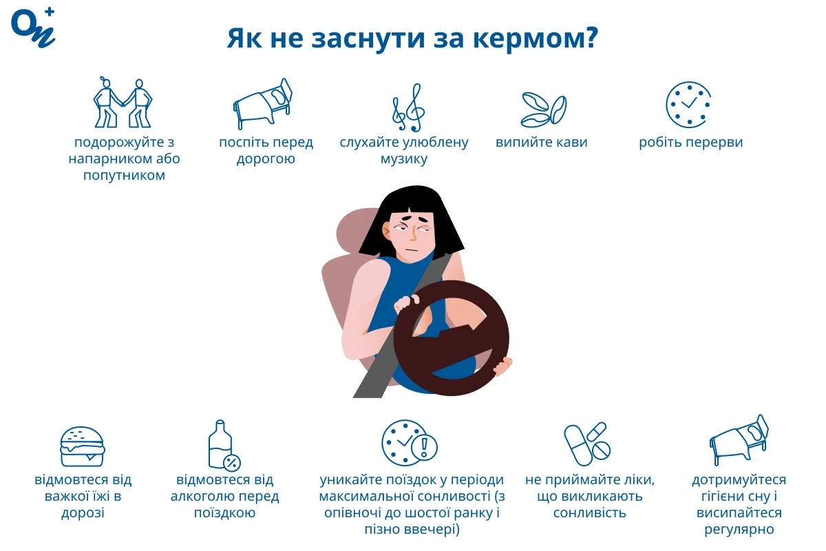 Як не заснути за кермом?