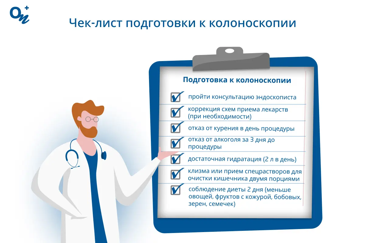 Подготовка к колоноскопии