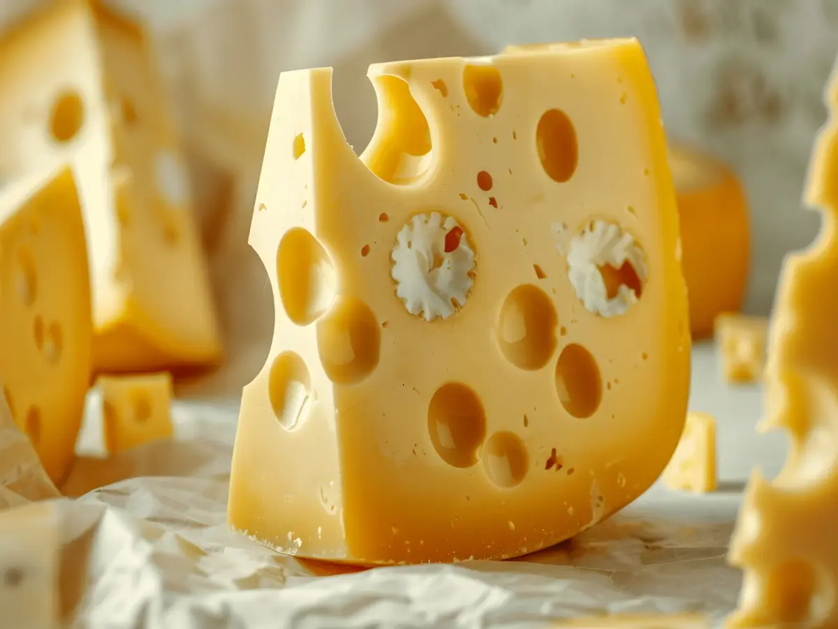 Швейцарский сыр с дырками
