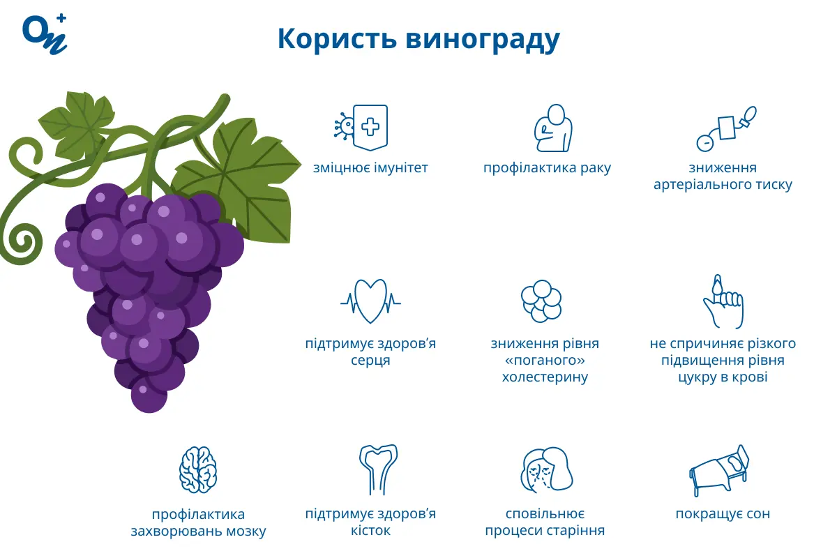 Користь винограду