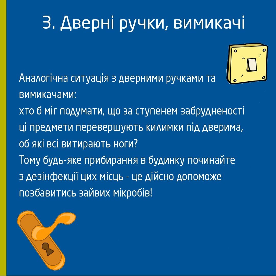 Дверні ручки та вимикачі