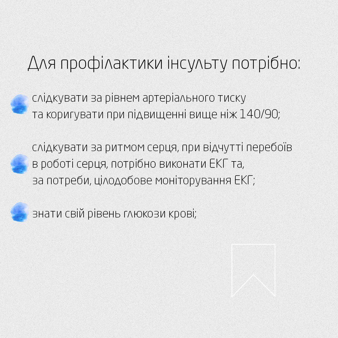Профілактика інсульту (частина перша)