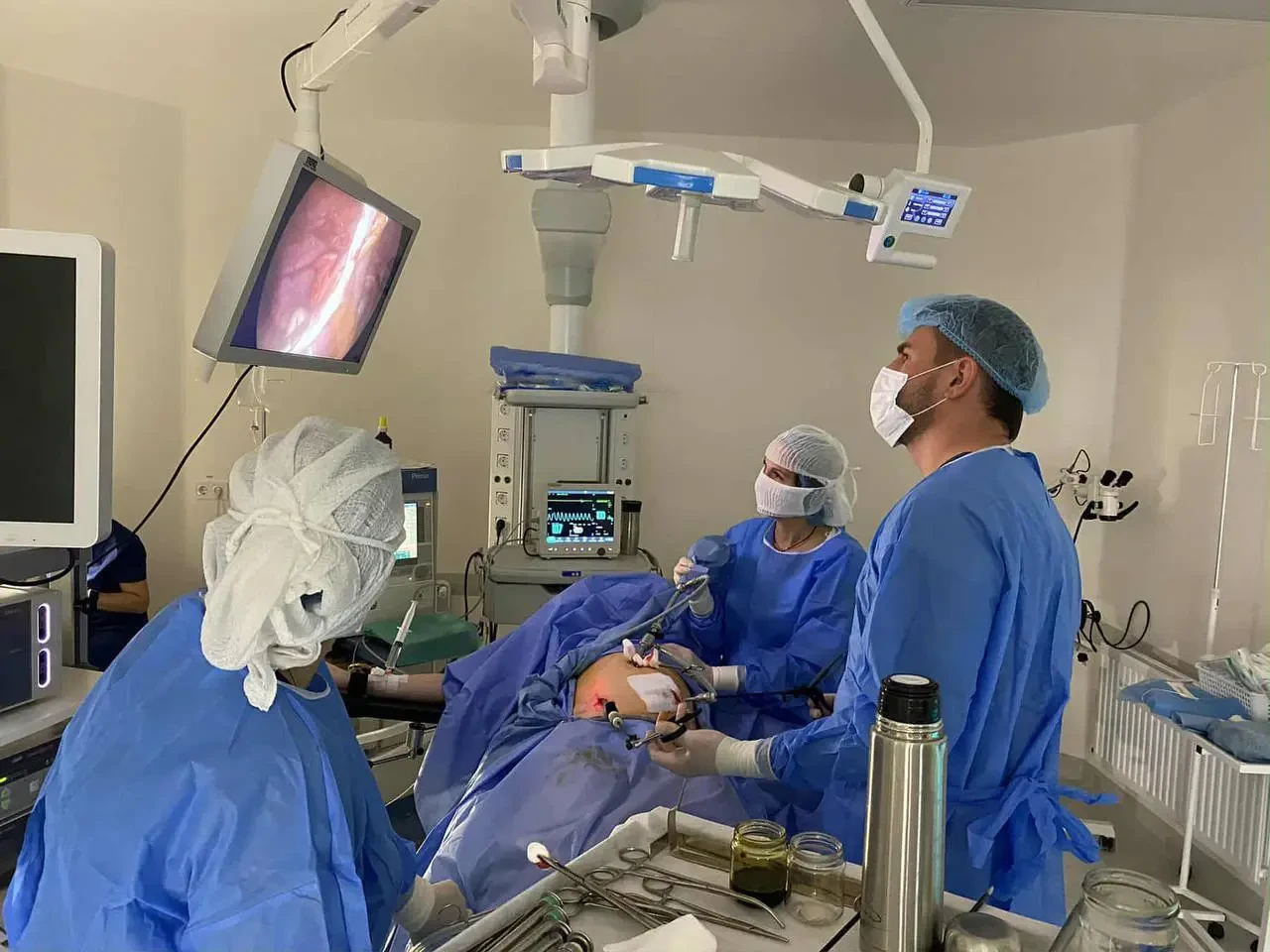 Євген Іванович зі своєю командою під час однієї з операцій